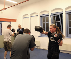 Boksen bij sportcentrum de Hagedis
